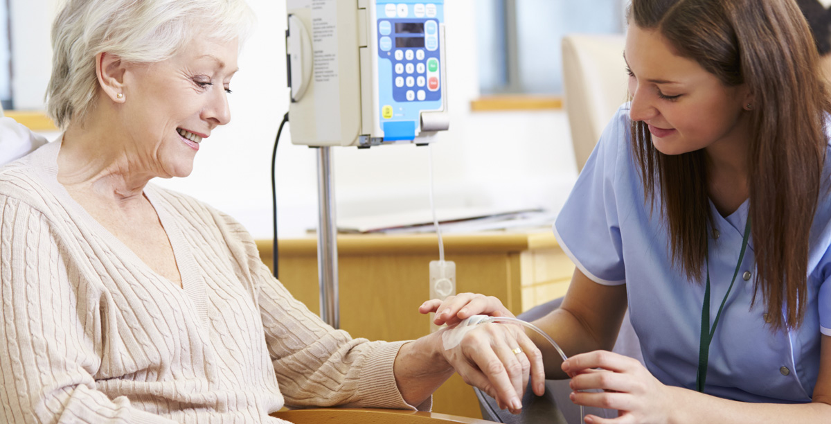 Nurse Navigator and cancer patient